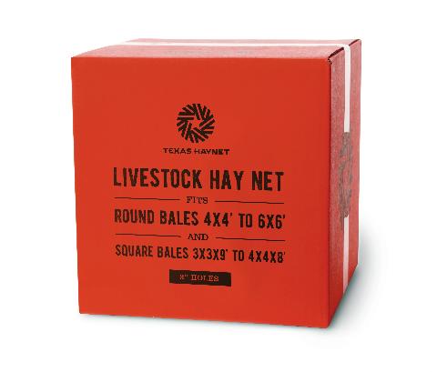 Texas Haynet retail packaging - Livestock hay net - feeder net
